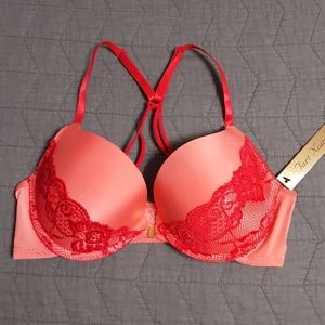 Tart Noir Bra 36C Lightly Padded Front Closure